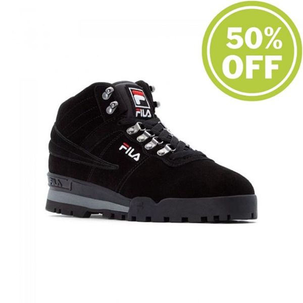 Zapatillas Fila Hombre Negras - Fitness Hiker Mid - España 930571EDJ